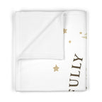 Baby Blanket — "Fearfully & Wonderfully Made" Soft Fleece Nursery Throw (Psalm 139:14)