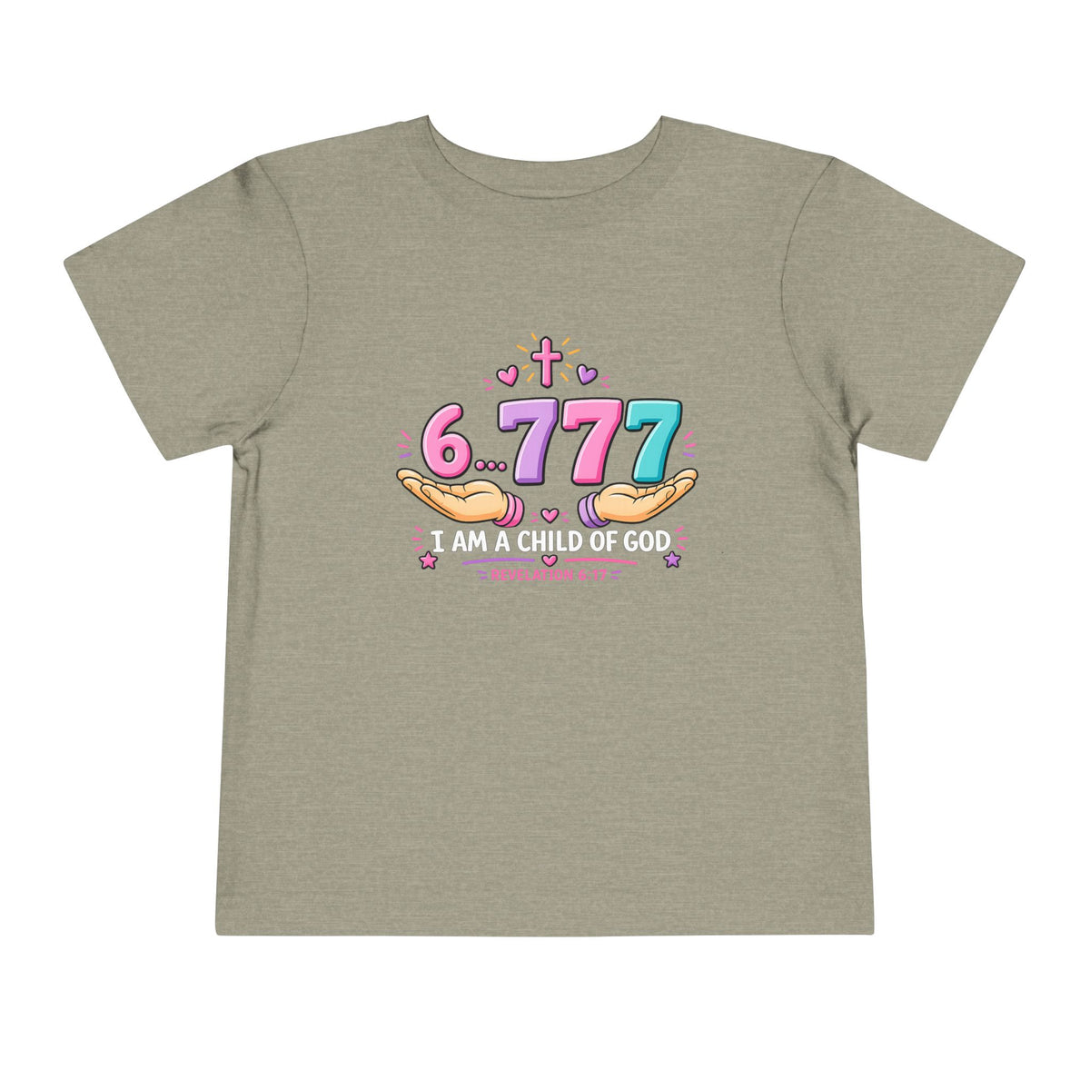 Toddler Short Sleeve Tee | 6.777 Christian Tee
