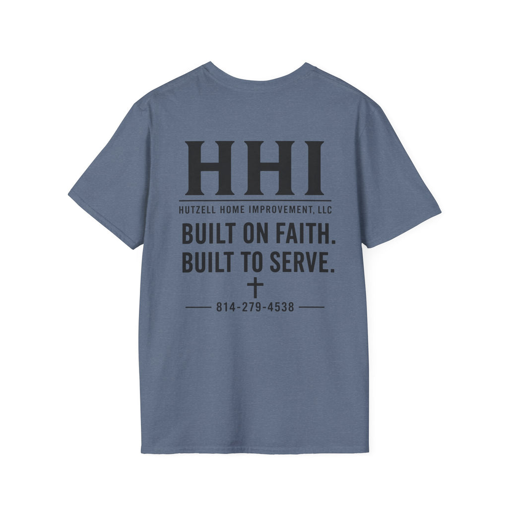 T-Shirt — HHI Built on Faith | Christian Home Improvement Logo Tee