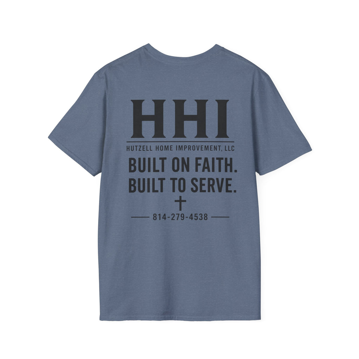 T-Shirt — HHI Built on Faith | Christian Home Improvement Logo Tee