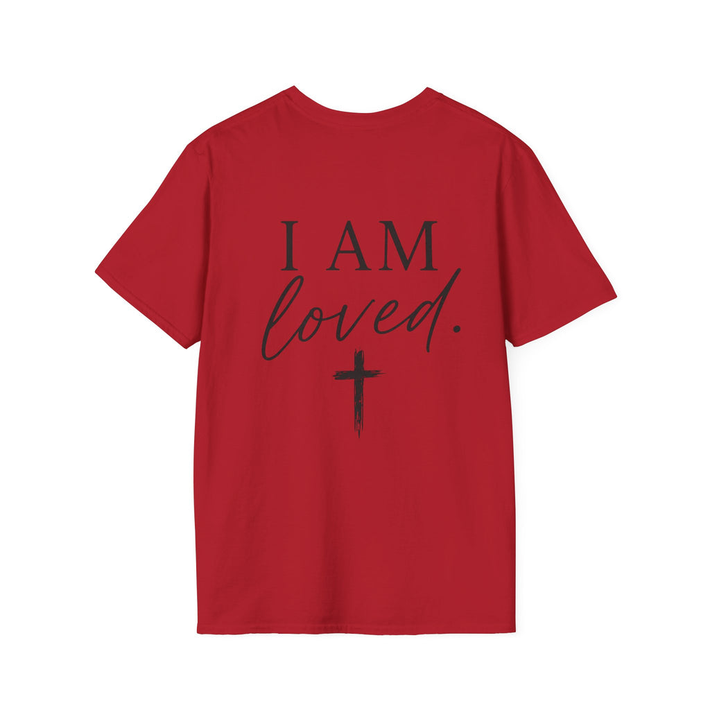 I Am Loved Christian T-Shirt — Inspirational Faith Tee with Cross