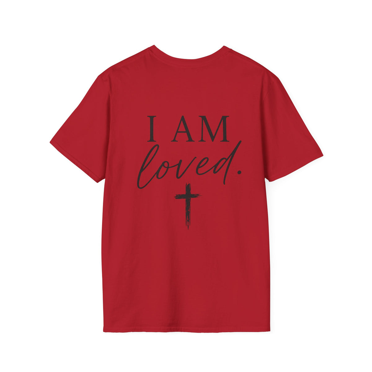 I Am Loved Christian T-Shirt — Inspirational Faith Tee with Cross