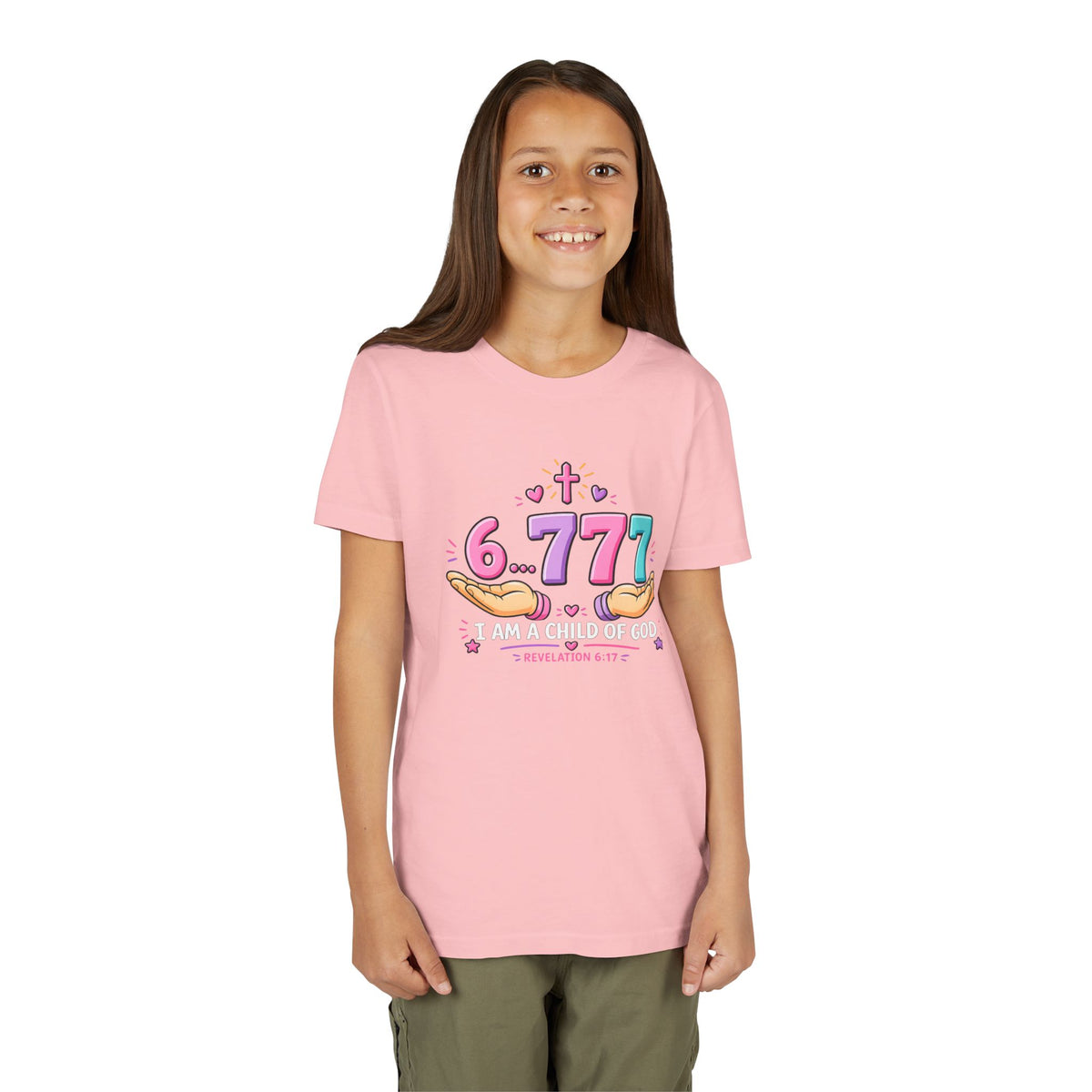 Youth 6...777 | "I am a child of God" Christian Tee