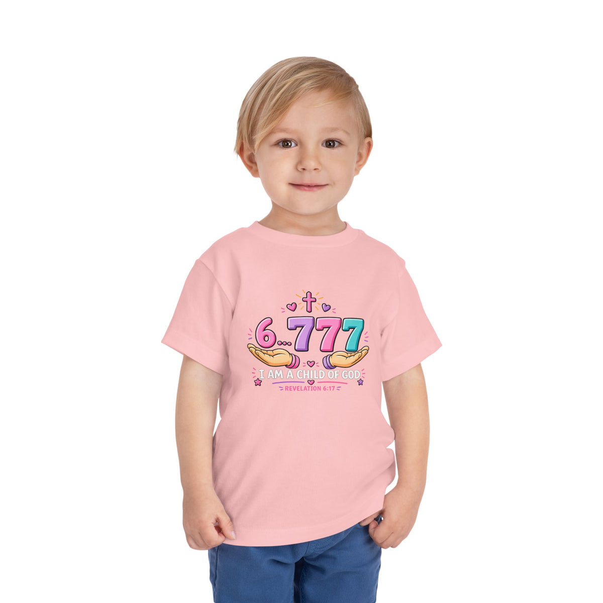 Toddler Short Sleeve Tee | 6.777 Christian Tee