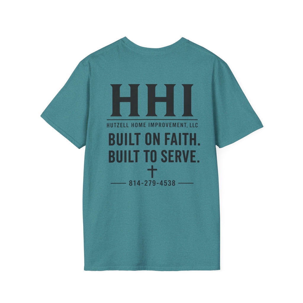 T-Shirt — HHI Built on Faith | Christian Home Improvement Logo Tee