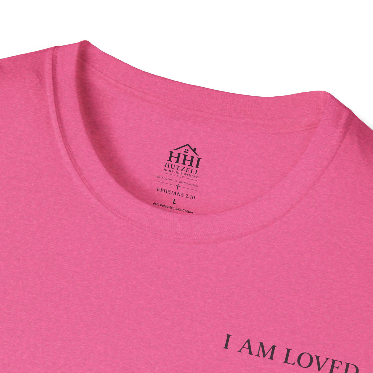 I Am Loved Christian T-Shirt — Inspirational Faith Tee with Cross