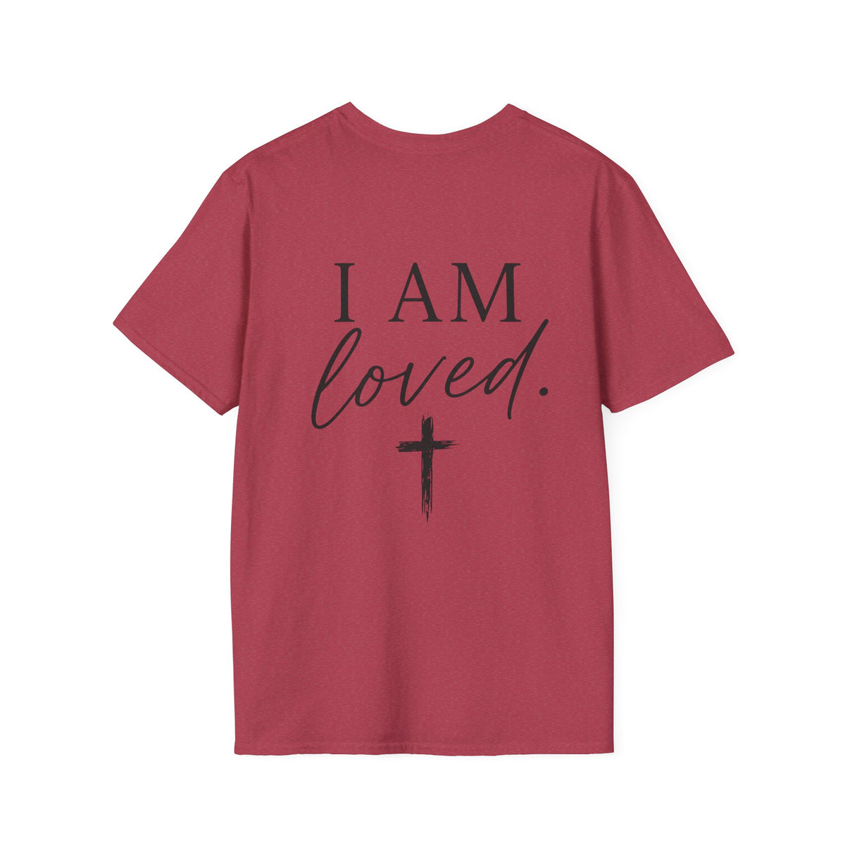 I Am Loved Christian T-Shirt — Inspirational Faith Tee with Cross