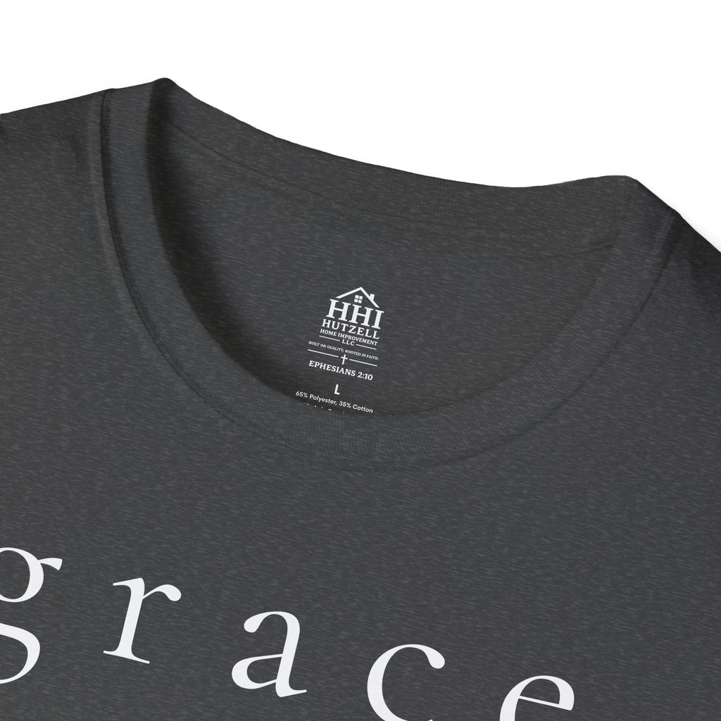 Grace Script T-Shirt — Minimalist Christian Faith Tee