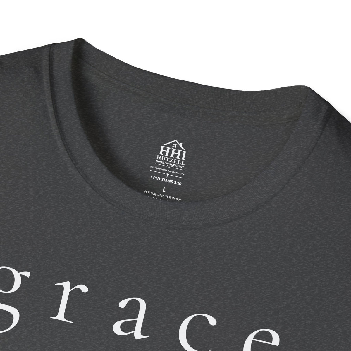Grace Script T-Shirt — Minimalist Christian Faith Tee