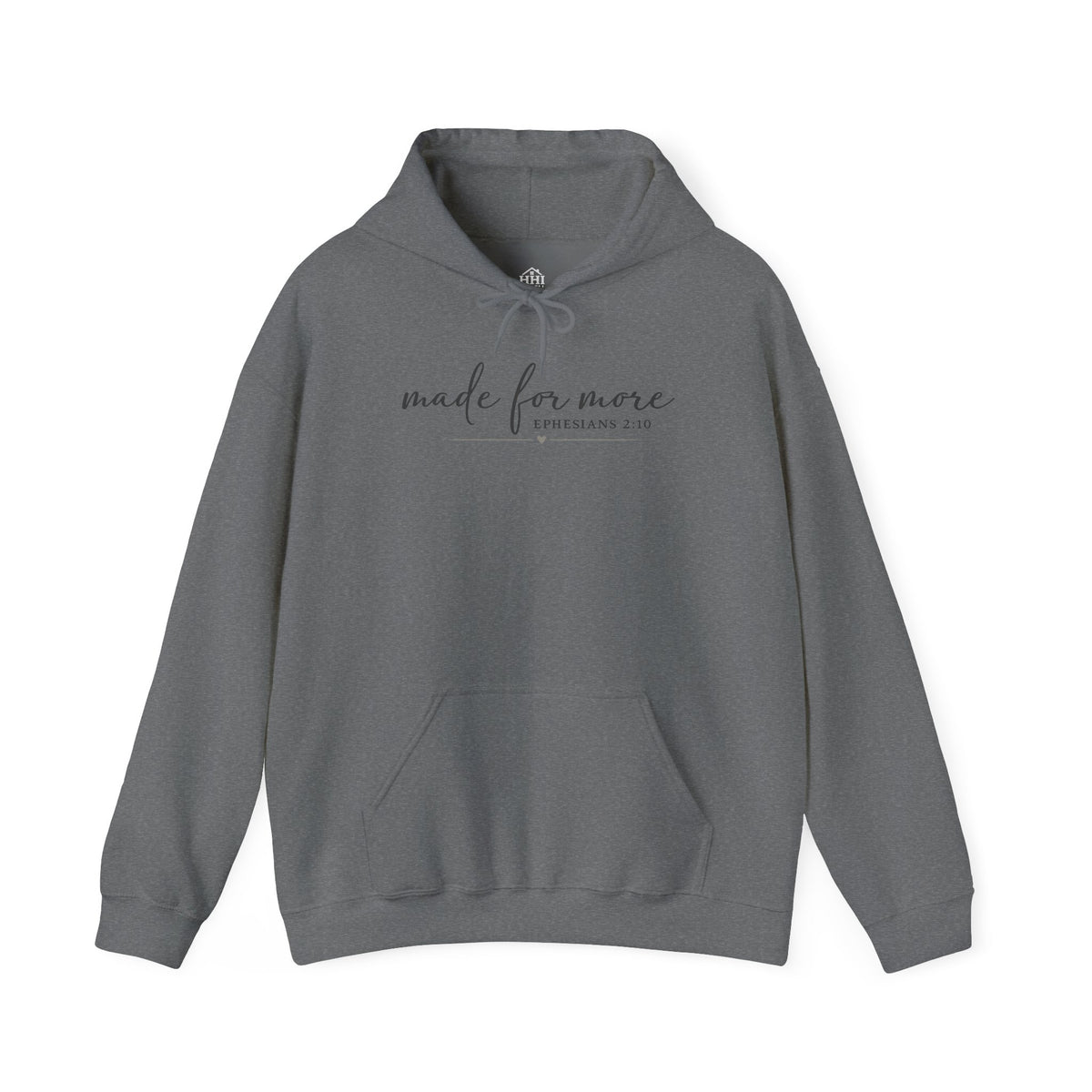 Made For More Hoodie — Inspirational Minimal Script Pullover