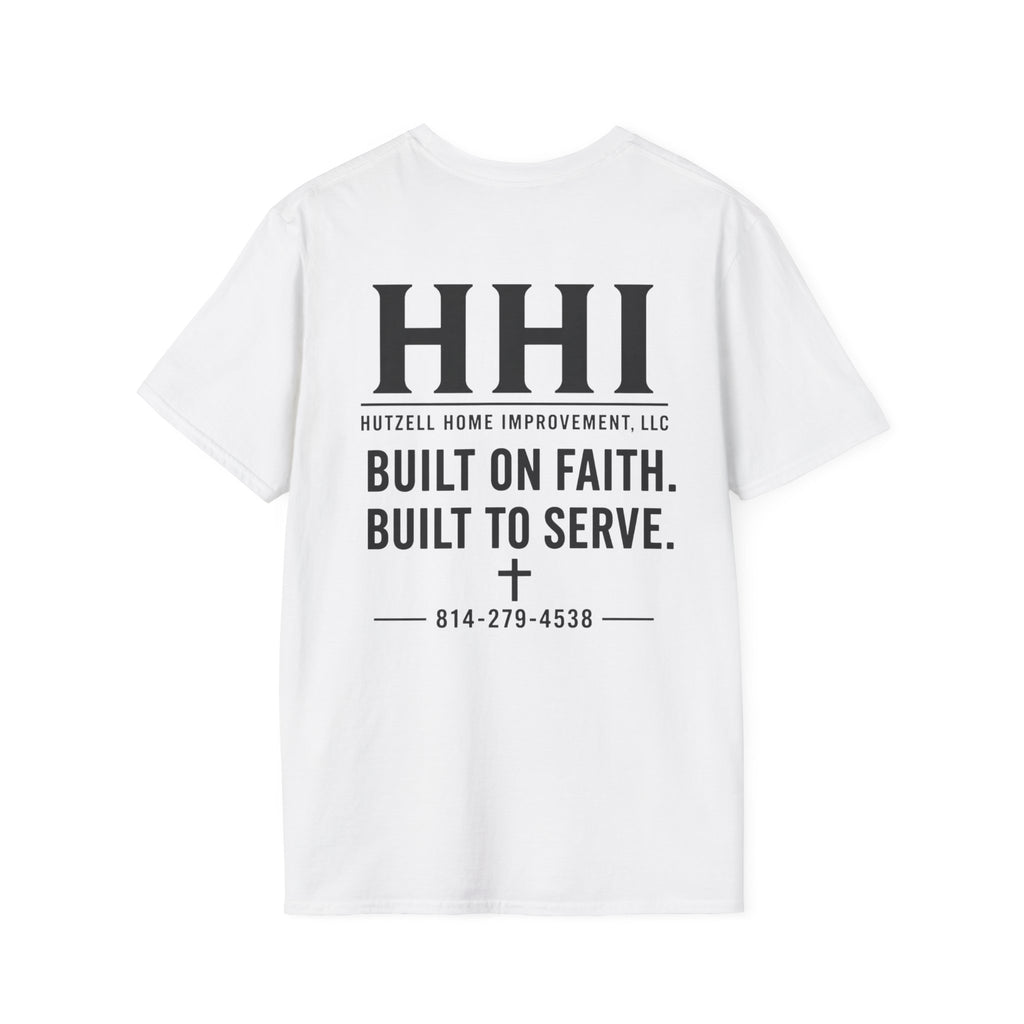 T-Shirt — HHI Built on Faith | Christian Home Improvement Logo Tee