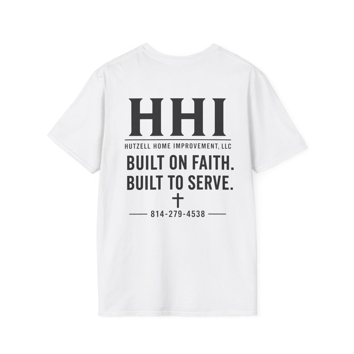 T-Shirt — HHI Built on Faith | Christian Home Improvement Logo Tee