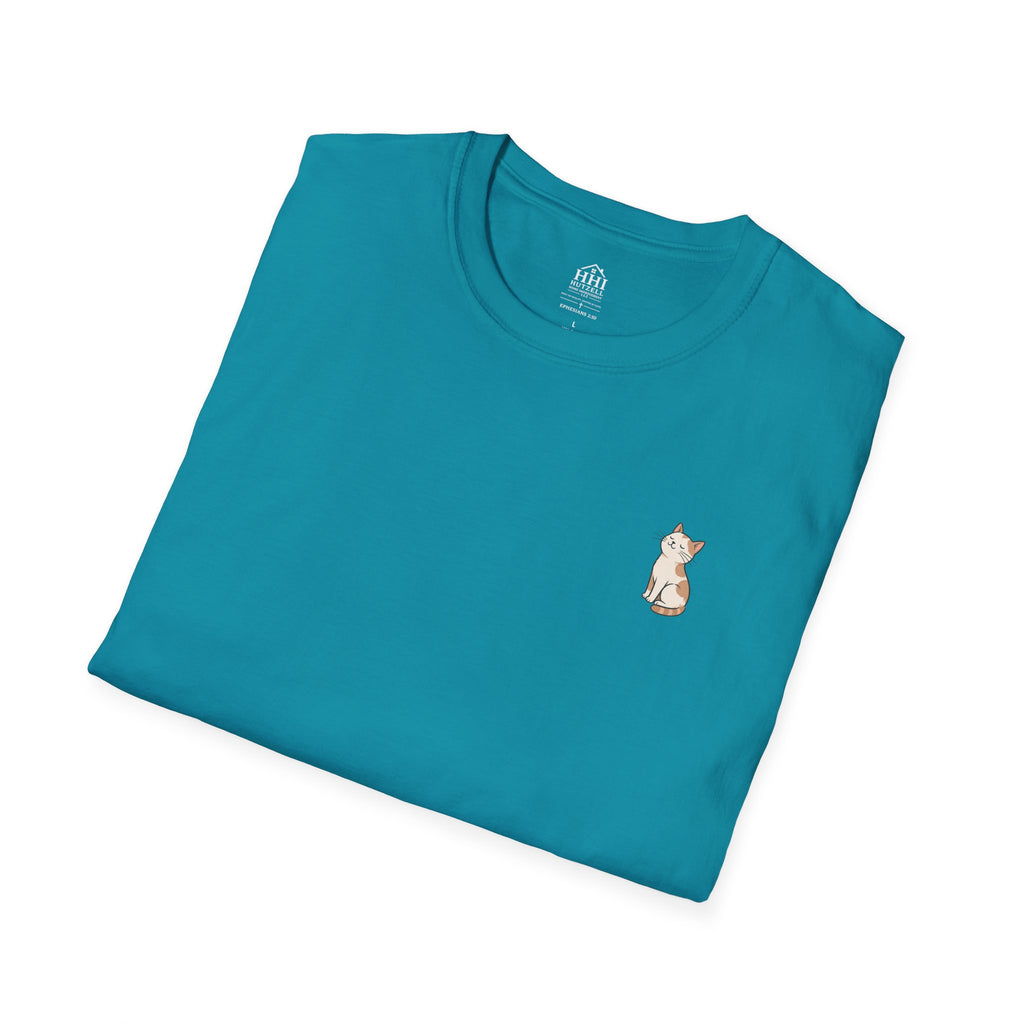 Cat 'Paws and Prayers' T-Shirt — Cute Christian Cat Graphic Tee