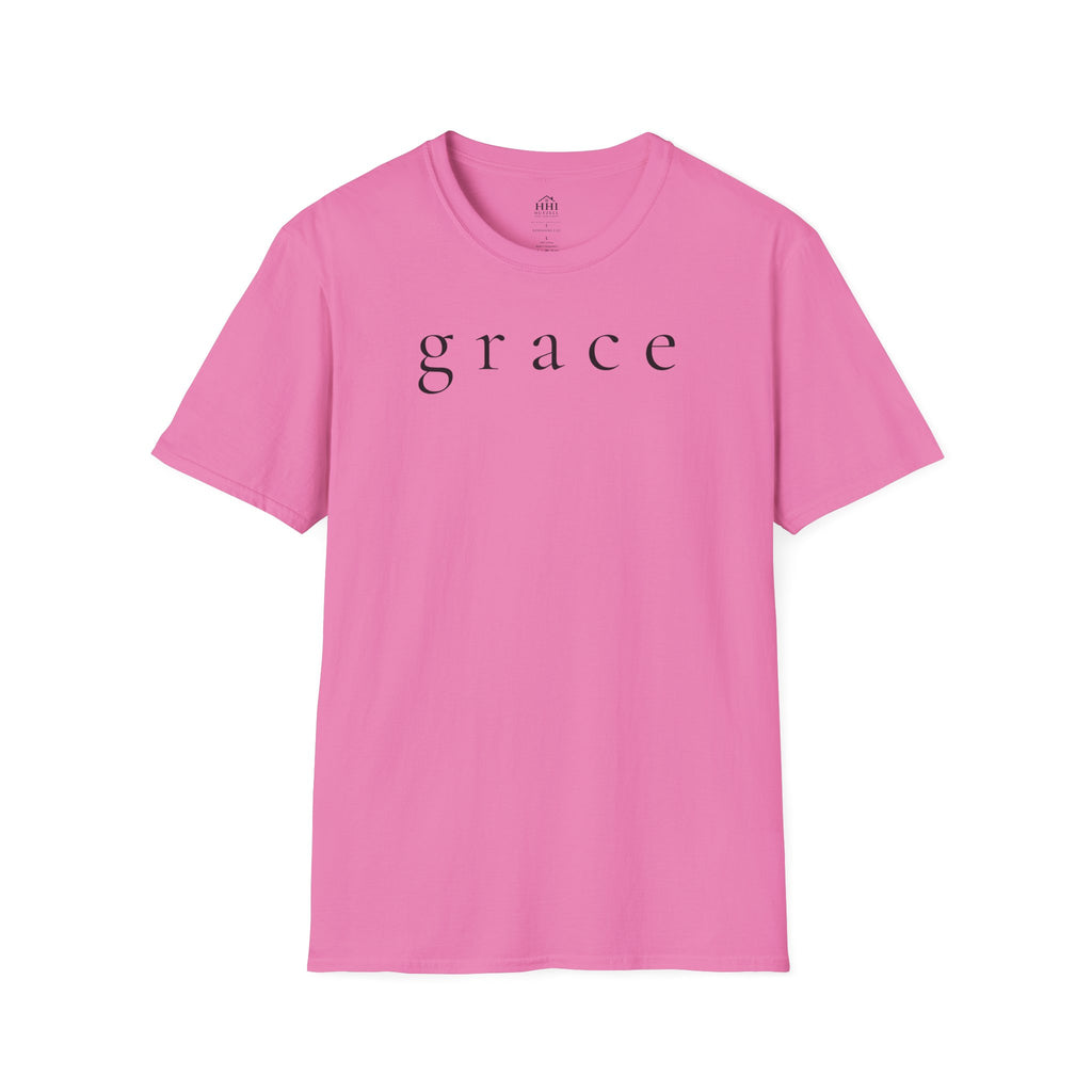 Grace Script T-Shirt — Minimalist Christian Faith Tee