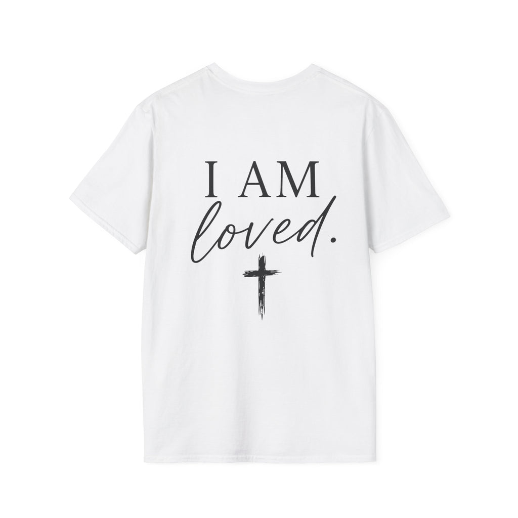 I Am Loved Christian T-Shirt — Inspirational Faith Tee with Cross