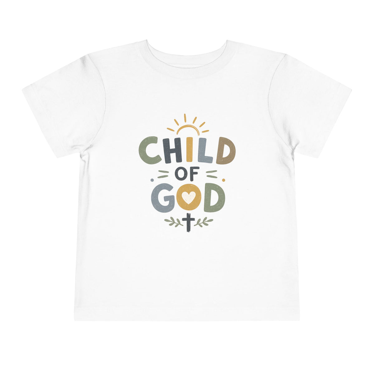 Child of God Toddler Tee — Cute Faith-Based Baby Shirt