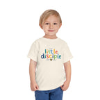 Toddler Tee — "Little Disciple" Colorful Christian Kids Shirt