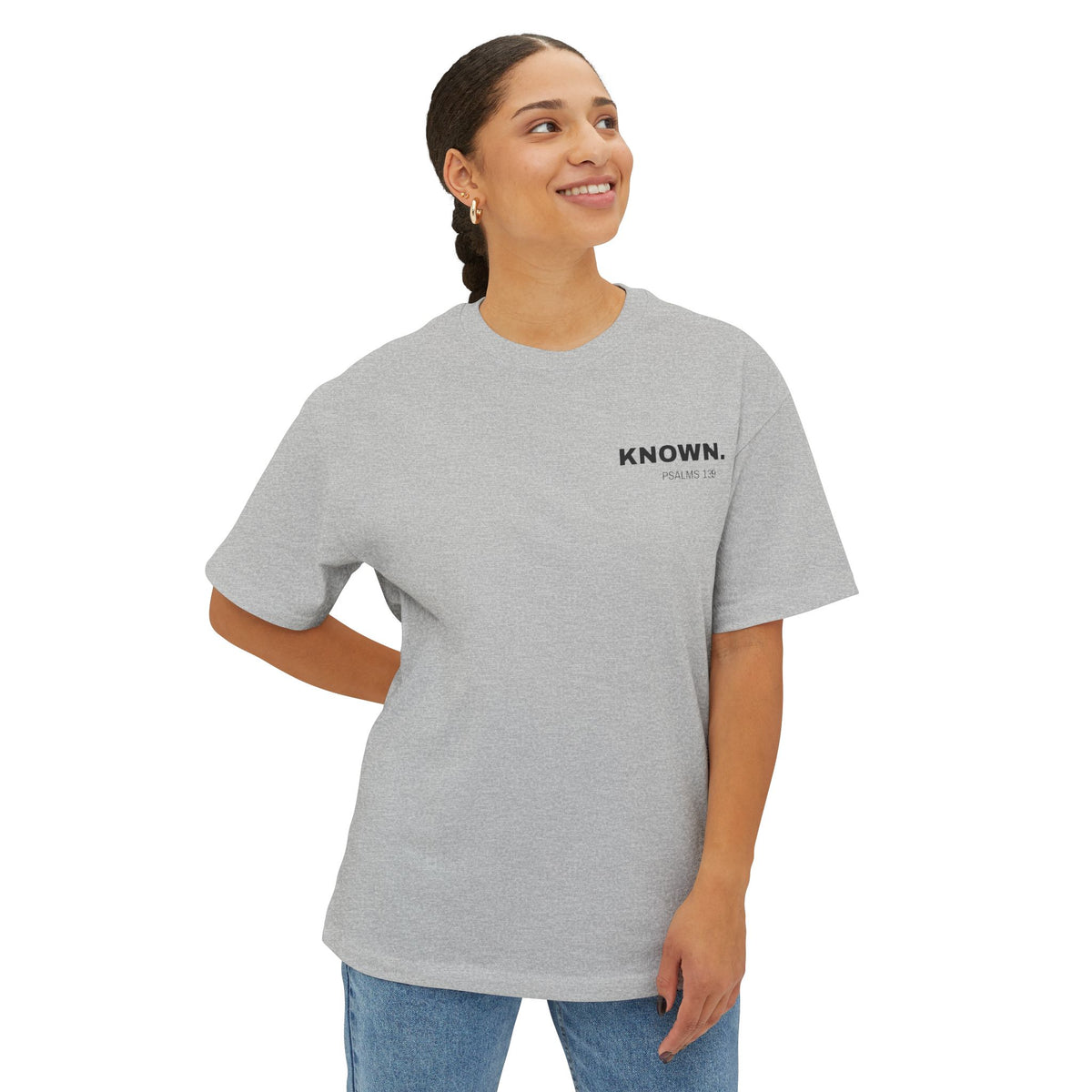 Known. Graphic Tee — Inspirational Message Boxy T-Shirt