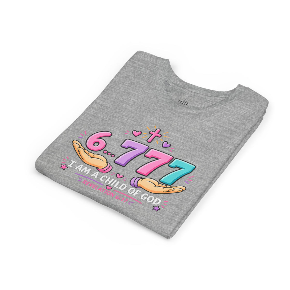 Youth 6...777 | "I am a child of God" Christian Tee