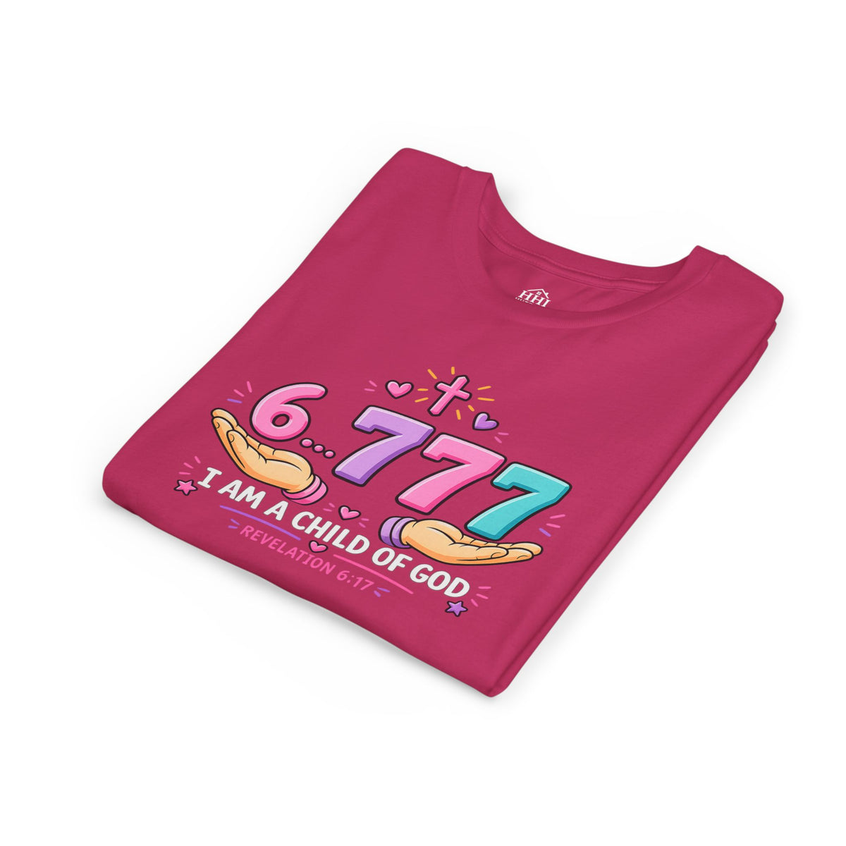 Youth 6...777 | "I am a child of God" Christian Tee