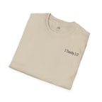Equipped Cross T-Shirt — Christian Faith Shirt with 'Equipped' Back Print and 2 Timothy 3:17 Chest