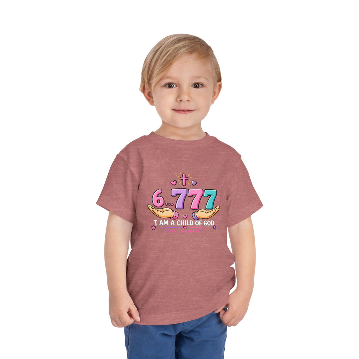 Toddler Short Sleeve Tee | 6.777 Christian Tee