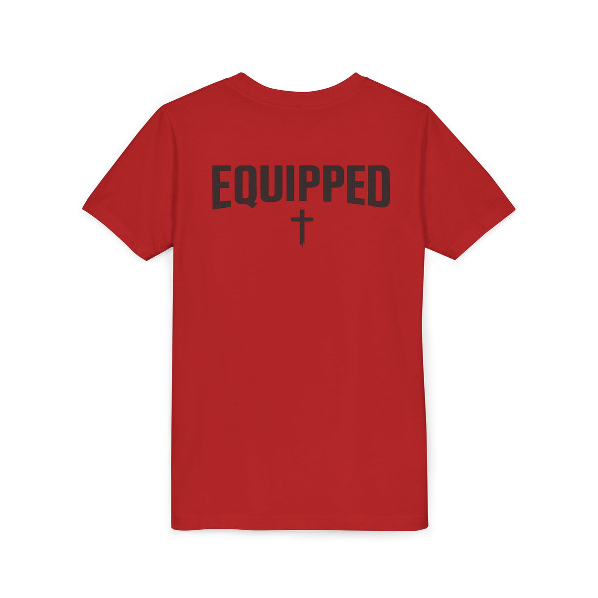 Equipped Youth Tee – Christian Kids T-Shirt with Cross & 2 Timothy 3:17