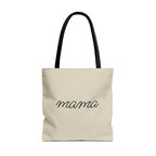 Mama Tote Bag — "God is within her; She will not fall" Script Canvas Tote