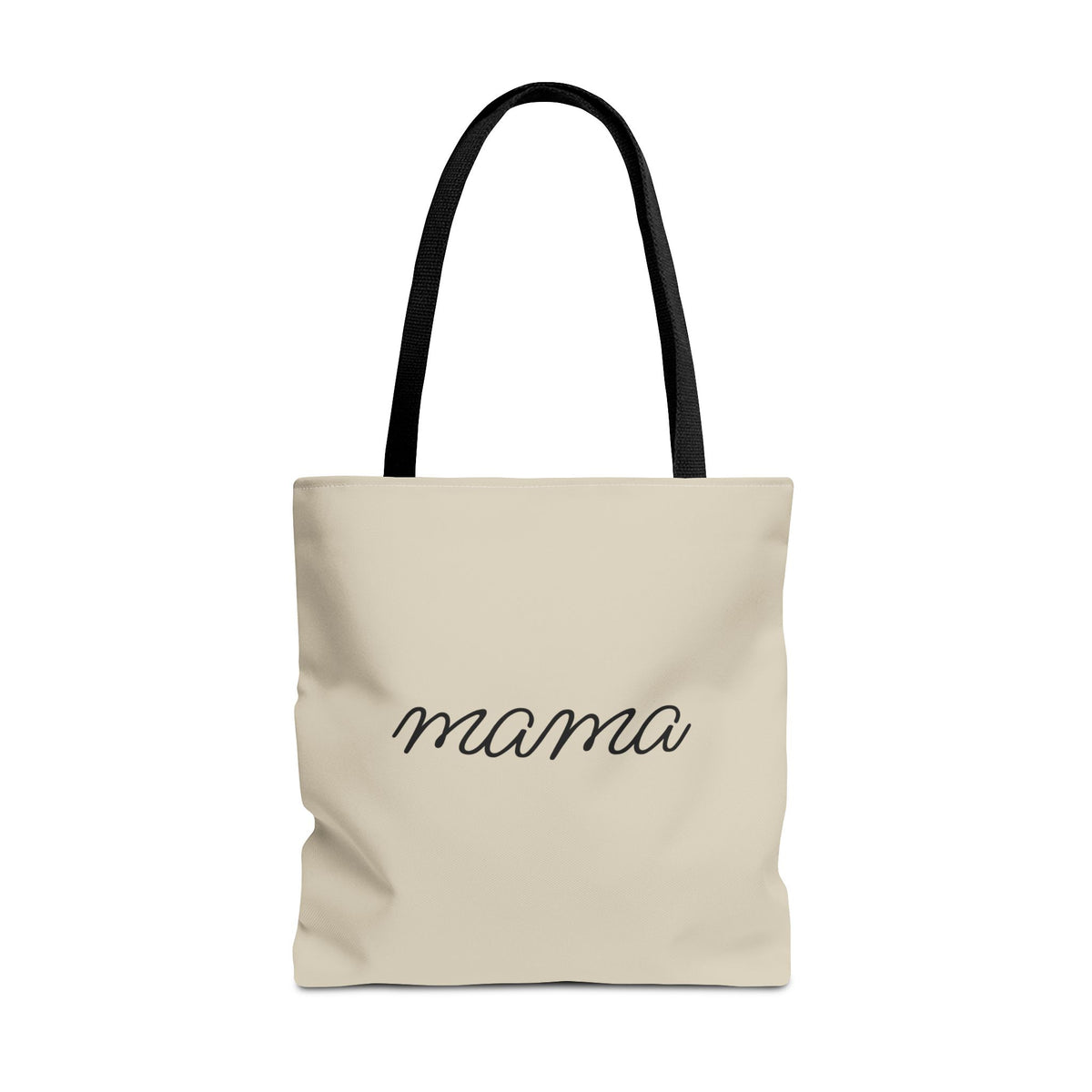 Mama Tote Bag — "God is within her; She will not fall" Script Canvas Tote