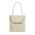 Mama Tote Bag — "God is within her; She will not fall" Script Canvas Tote