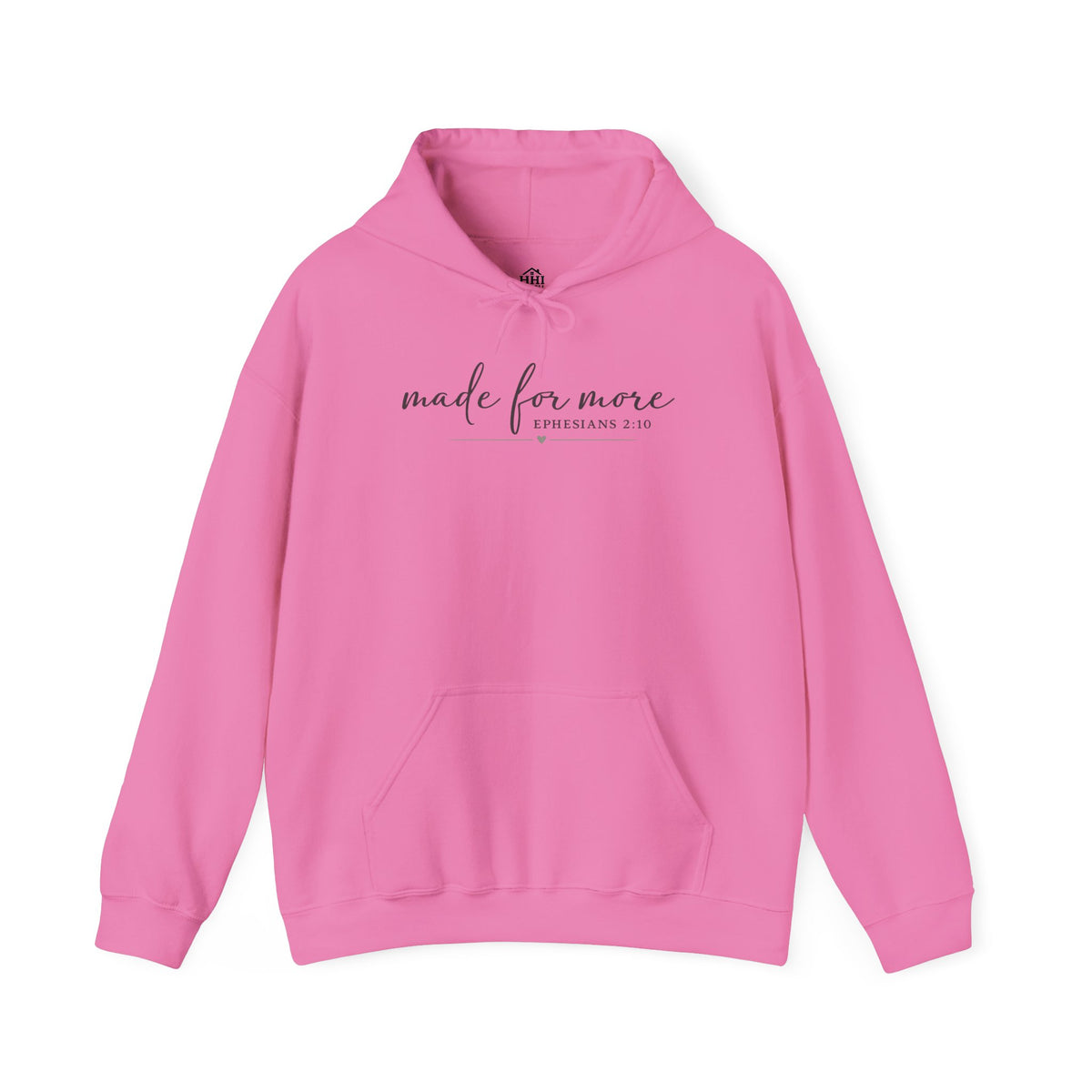 Made For More Hoodie — Inspirational Minimal Script Pullover