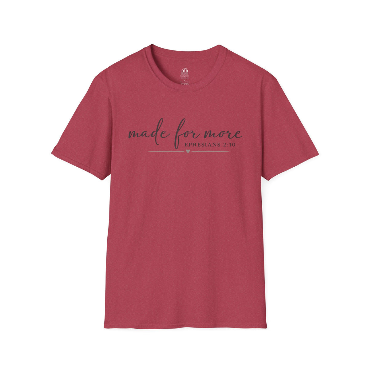 Made For More Christian T-Shirt | Minimalist Faith Graphic Tee