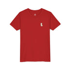 Youth Tee — "Paws and Prayers" Cat Graphic