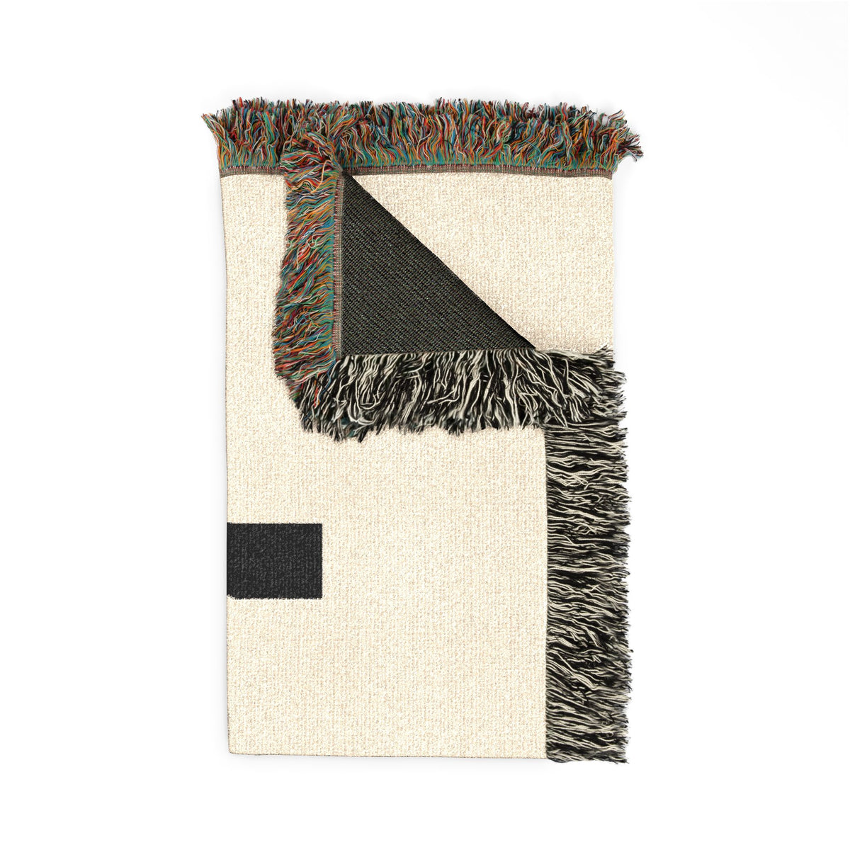 PERSONALIZABLE Woven Blanket —  Keep the cross or use your own image!