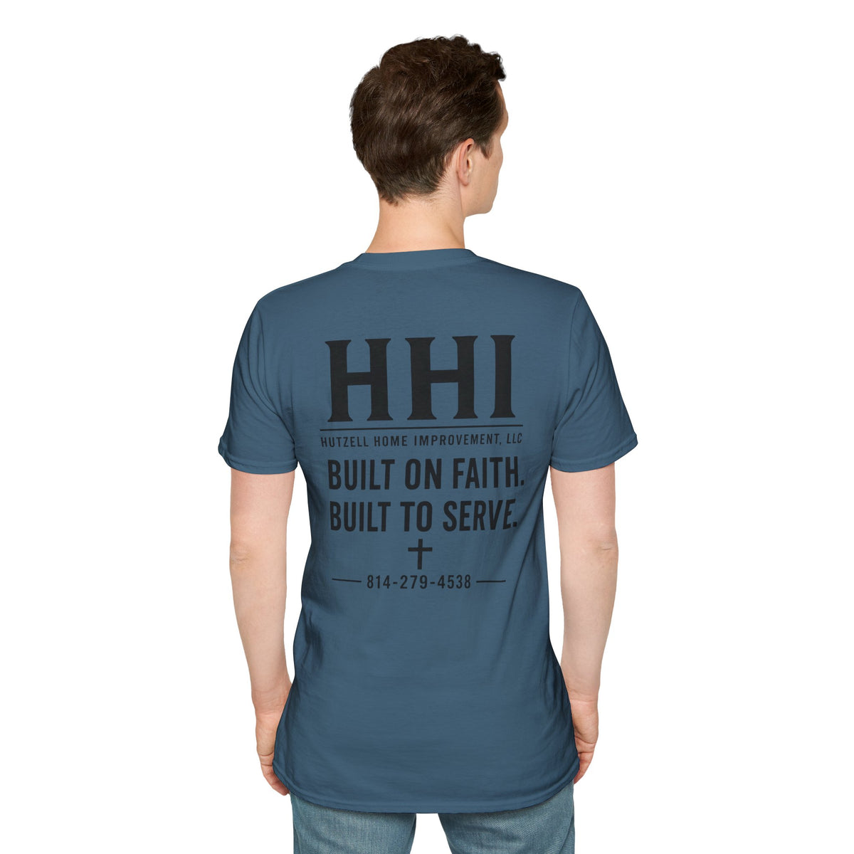 T-Shirt — HHI Built on Faith | Christian Home Improvement Logo Tee