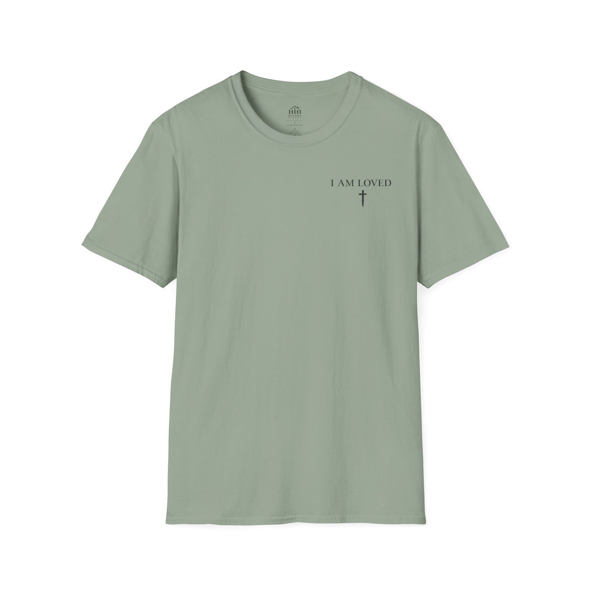 I Am Loved Christian T-Shirt — Inspirational Faith Tee with Cross