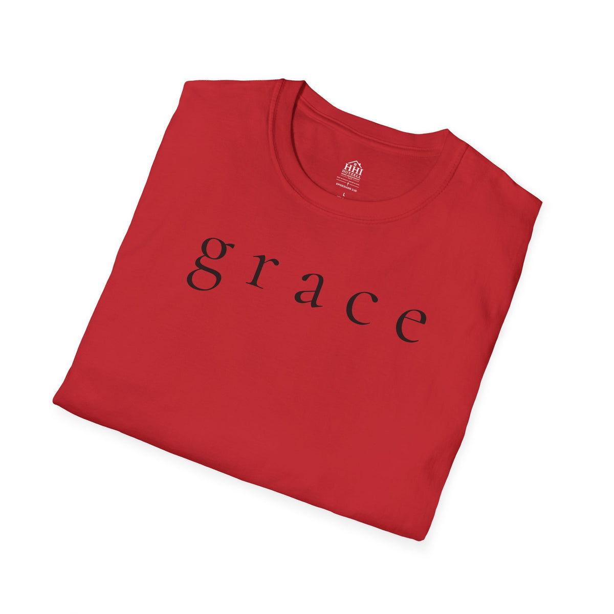 Grace Script T-Shirt — Minimalist Christian Faith Tee
