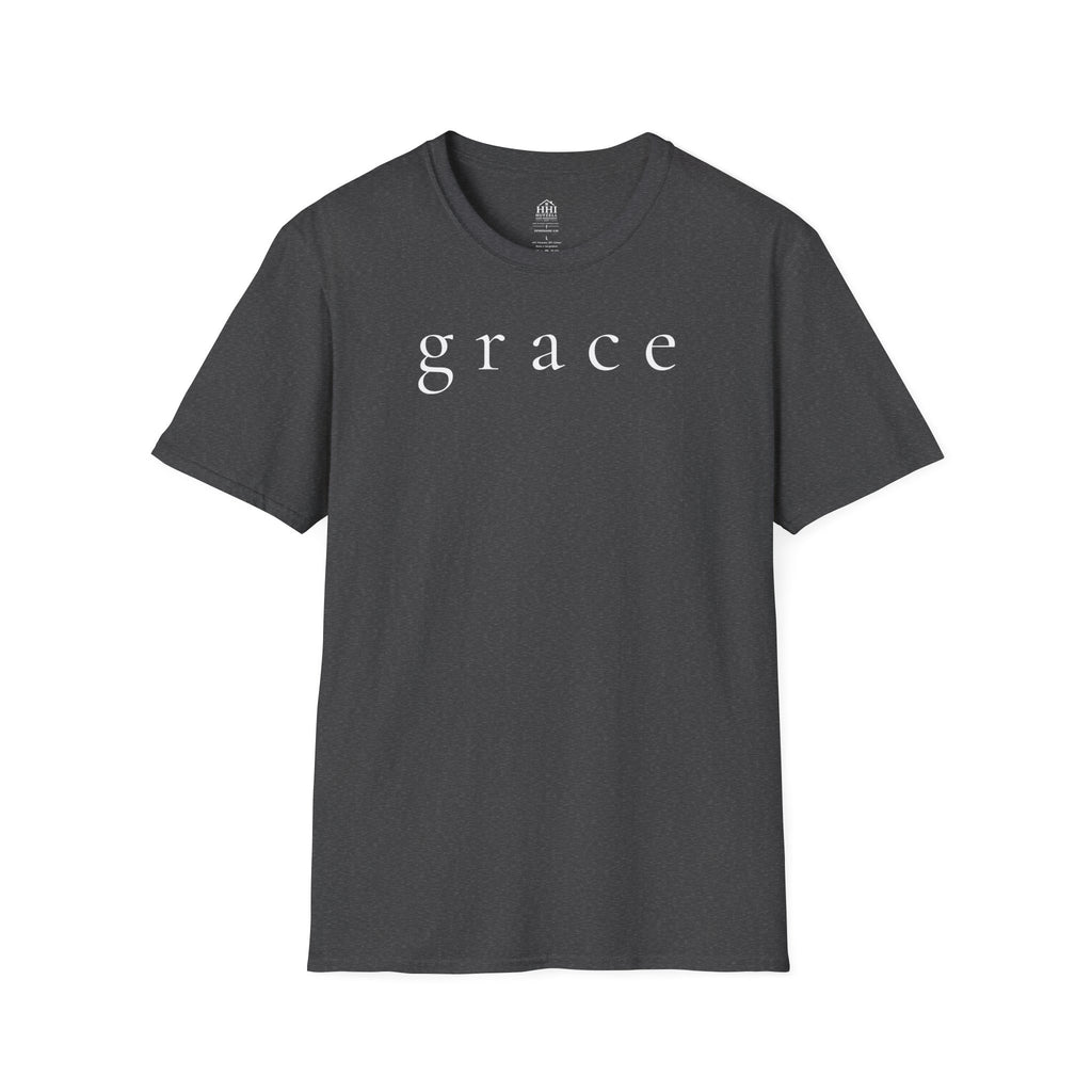 Grace Script T-Shirt — Minimalist Christian Faith Tee