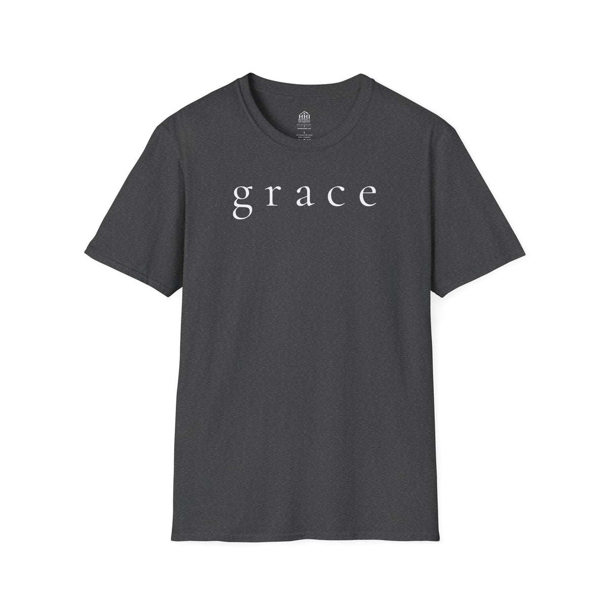 Grace Script T-Shirt — Minimalist Christian Faith Tee