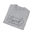 Loved Romans 5:8 Christian T-Shirt | Minimalist Faith Graphic Tee