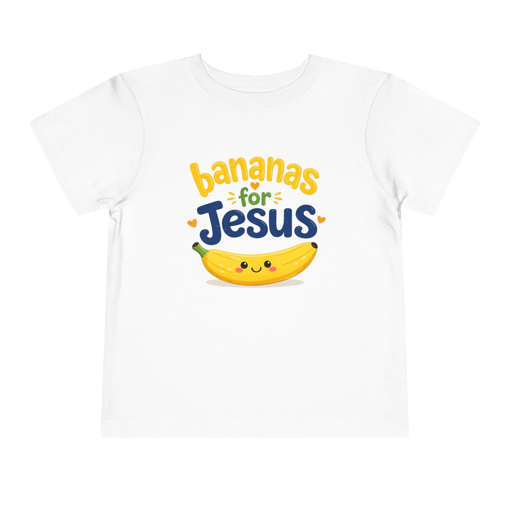 Toddler Tee — "Bananas for Jesus" Cute Christian Banana Kids T‑Shirt