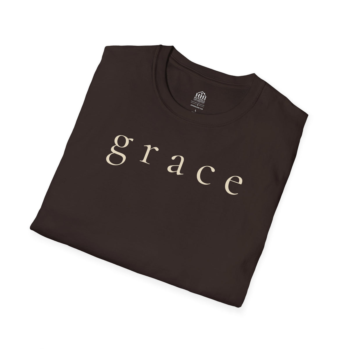 Grace Script T-Shirt — Minimalist Christian Faith Tee