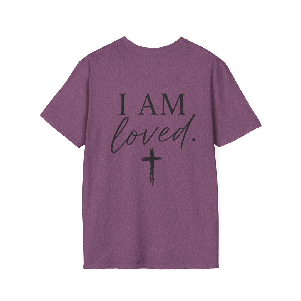 I Am Loved Christian T-Shirt — Inspirational Faith Tee with Cross
