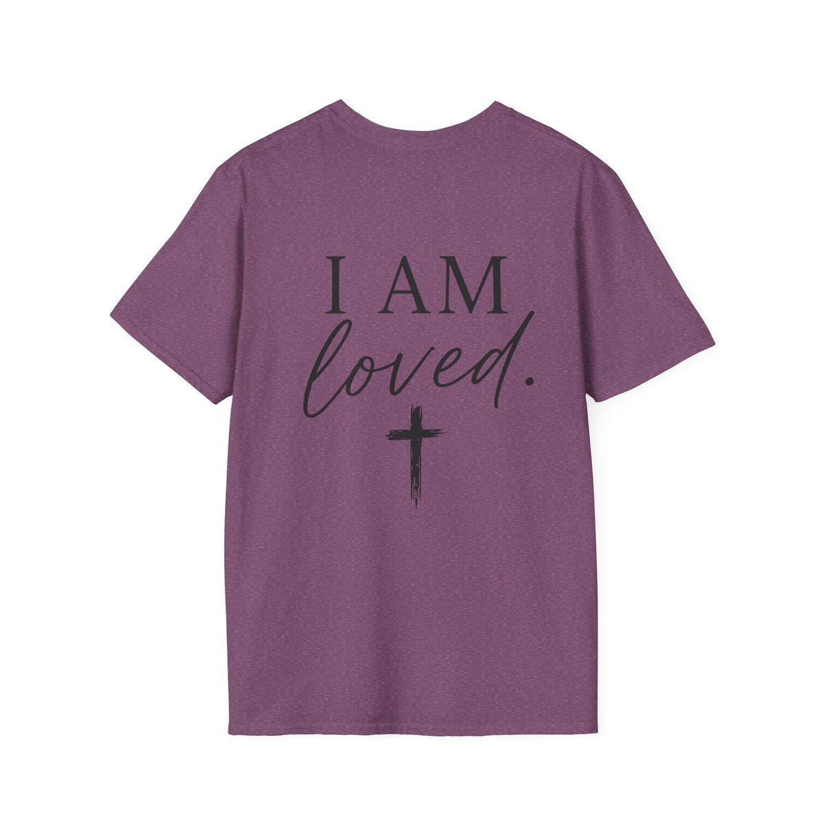 I Am Loved Christian T-Shirt — Inspirational Faith Tee with Cross