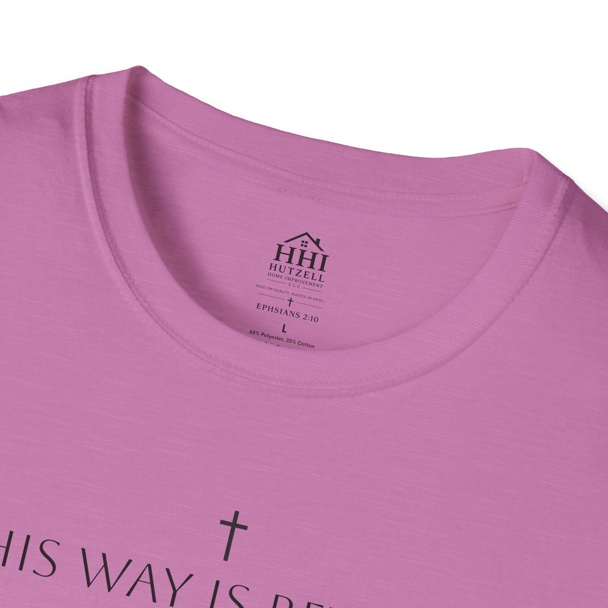 His Way Is Better T-Shirt — Minimal Cross Christian Tee