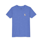 Youth Tee — "Paws and Prayers" Cat Graphic