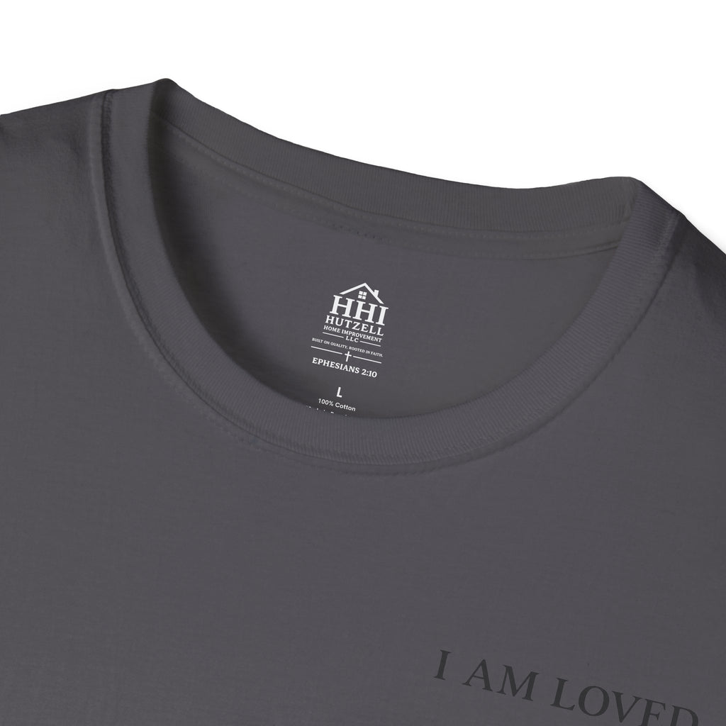 I Am Loved Christian T-Shirt — Inspirational Faith Tee with Cross