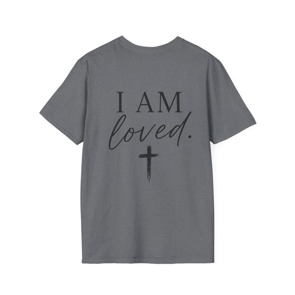 I Am Loved Christian T-Shirt — Inspirational Faith Tee with Cross