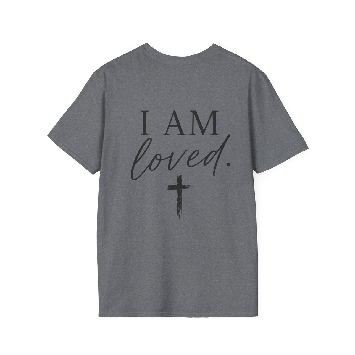 I Am Loved Christian T-Shirt — Inspirational Faith Tee with Cross