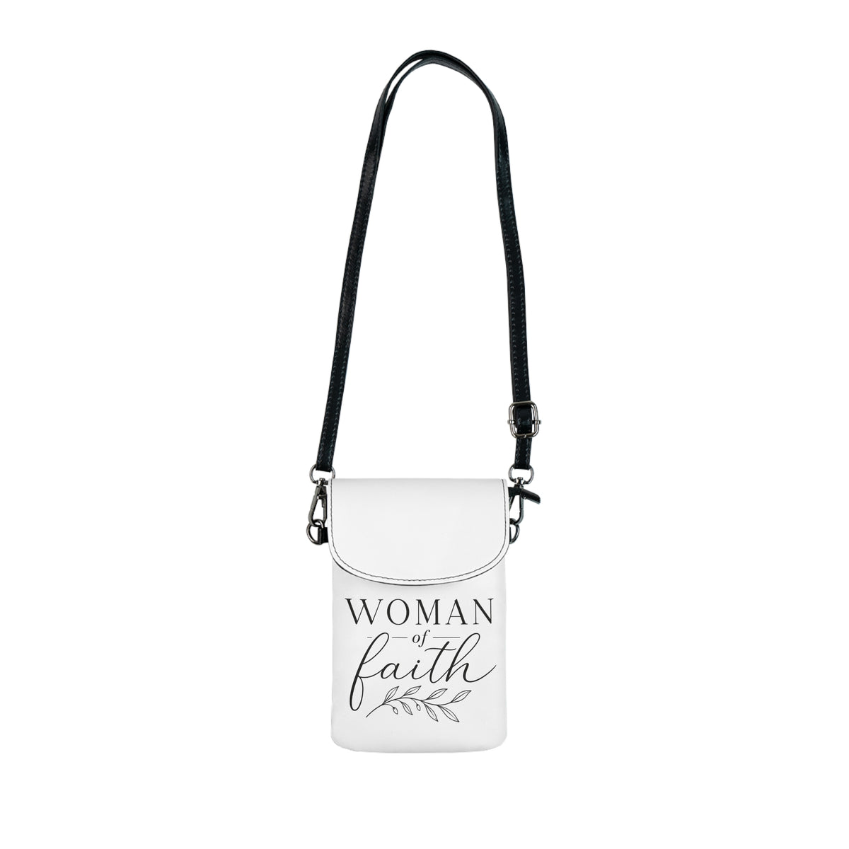 Phone Wallet — “Woman of Faith” Crossbody Cell Phone Pouch